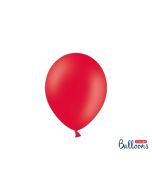 20 ballons rouges pastel en latex - 27cm