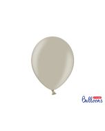 10 ballons 27 cm - gris  pastel