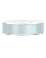 Ruban satin 12 mm - bleu pastel