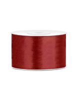 Ruban satin 38 mm - rouge foncé