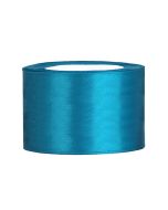 Ruban satin 50 mm - turquoise