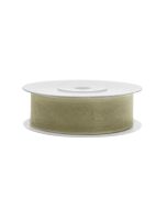 Ruban de soie 19 mm - olive