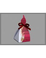 Boîtes bougie communion - rouge