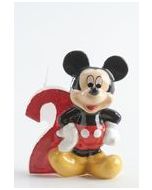 Bougie mickey chiffre 2 à prix discount