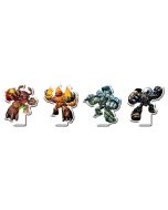 Lot 4 bougies anniversaire Skylanders Giants