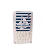 Boîte à bonbons zig zag bateau  - 3,5 cm x 1,5 cm x 6 cm