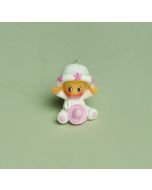 Lot de 2 bébés chapeau rose pour baptême