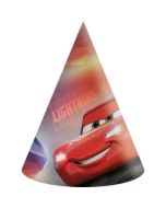 6 chapeaux de fête Cars 3