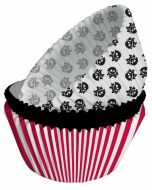 75 caissettes à cupcakes pirate