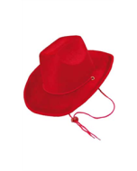 Chapeau Cow-Boy irisé rouge