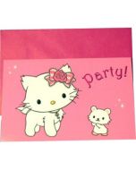 Cartes d'invitation Charmmy Kitty  x 6