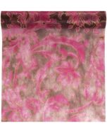 Chemin de table renaissances fuchsia