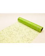 Rouleau organza « Sable » menthe