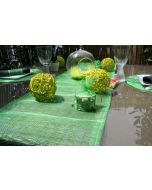 Chemin de table sinamay - vert