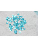 Confettis de table diamant turquoise
