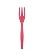 fourchettes plastique corail
