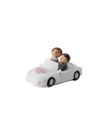 Couple Hommes voiture cabriolet