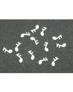 Confettis note de musique - blanc