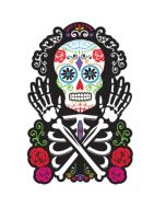 Déco squelette en carton dia de las muertos