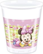 8 gobelets en plastique 20 cl - Minnie Baby