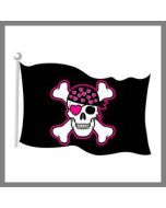 Drapeau de pirate fille