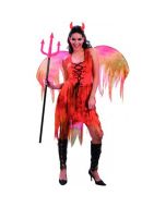 Costume femme diablesse luxe - Taille unique