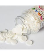 Confettis gâteau ronds en sucre blanc 55 g