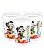 8 gobelets Mickey et Minnie Noël