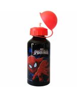 Gourde aluminium Spiderman - noire