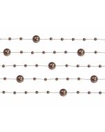 Guirlande de perles 1m30 – marron