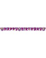 Guirlande anniversaire Schtroumpfette