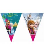 Guirlande anniversaire fanion Reine des Neiges