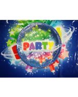 6 assiettes anniversaire "Party"