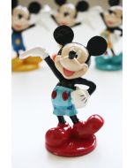 Figurine Mickey short bleu à carreaux