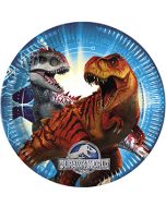 8 Assiettes Jurassic World 23 cm