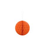 Boule Chinoise Alvéolée orange 10 cm