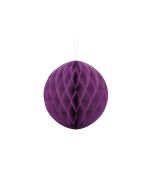 Boule chinoise alvéolée couleur raisin - 40 cm