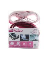 Kit déco de Voiture mariage fuchsia