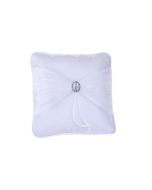 Coussin alliance organza broche