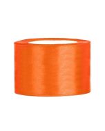 Ruban satin 50 mm - orange