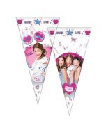 Lot 10 cônes surprises anniversaire Violetta