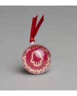 Lot 10 décors pour boule plexi thème oriental - rouge