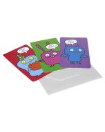 Lot 6 cartes d’invitations anniversaire Ugly Dolls