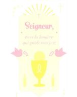 6 Cartes remerciement communion pour Fille