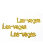 Lot de 6 confettis de table Las Vegas Or