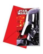 6 invitations - Star Wars