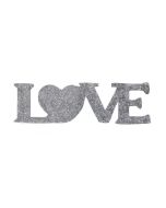 LOVE déco argent