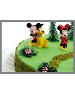 décor pour gâteau mickey et minnie