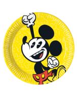 8 assiettes mickey super cool 20 cm