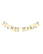 Guirlande jeunes mariés or 